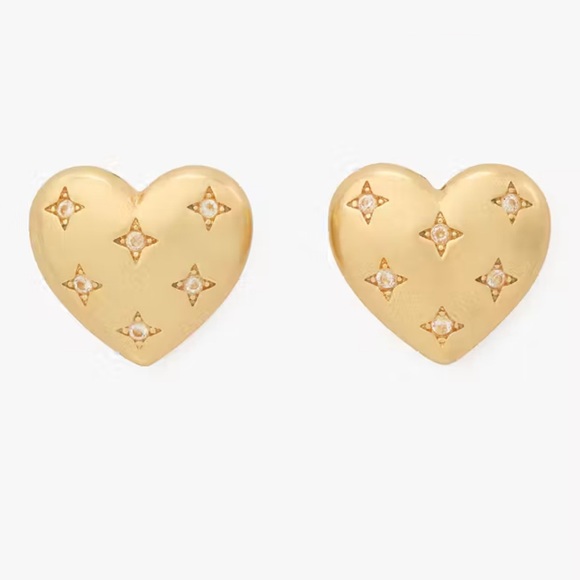 Kate Spade NWT My Precious Heart Studs - Picture 1 of 6